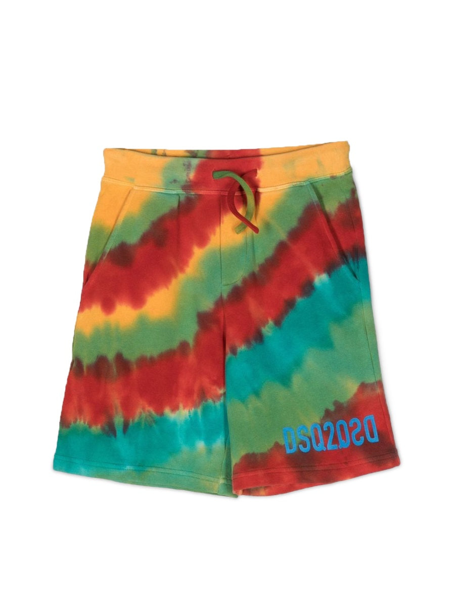 DSQUARED Oversized Bermuda Shorts for Kids