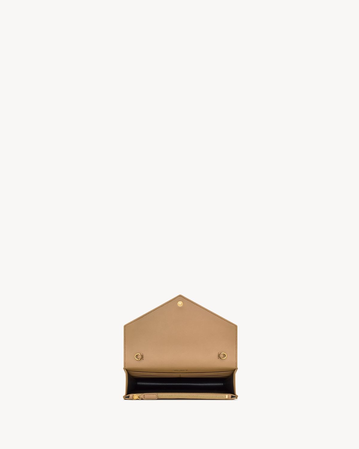 SAINT LAURENT Mini Envelope Wallet with Chain
