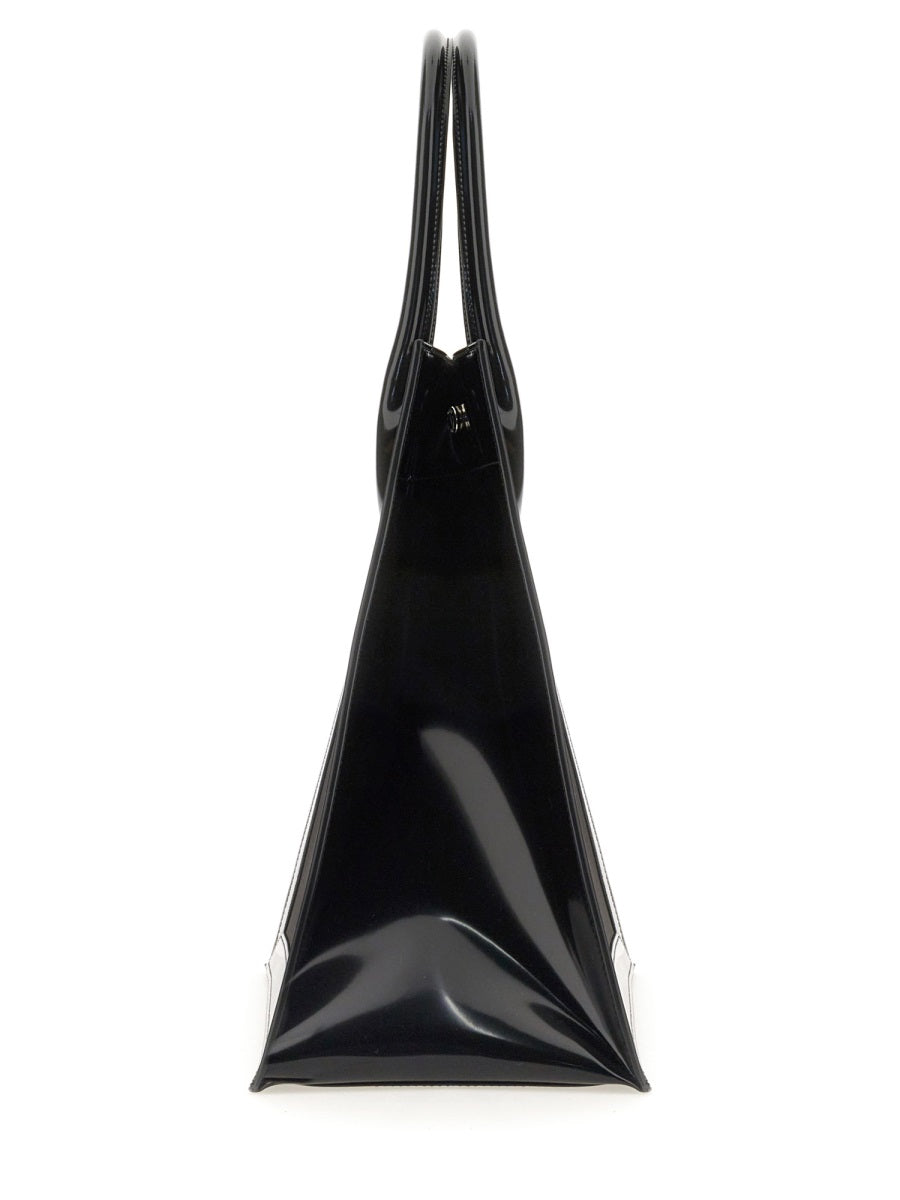 SAINT LAURENT Mini Handbag with Double Handle and Button Closure