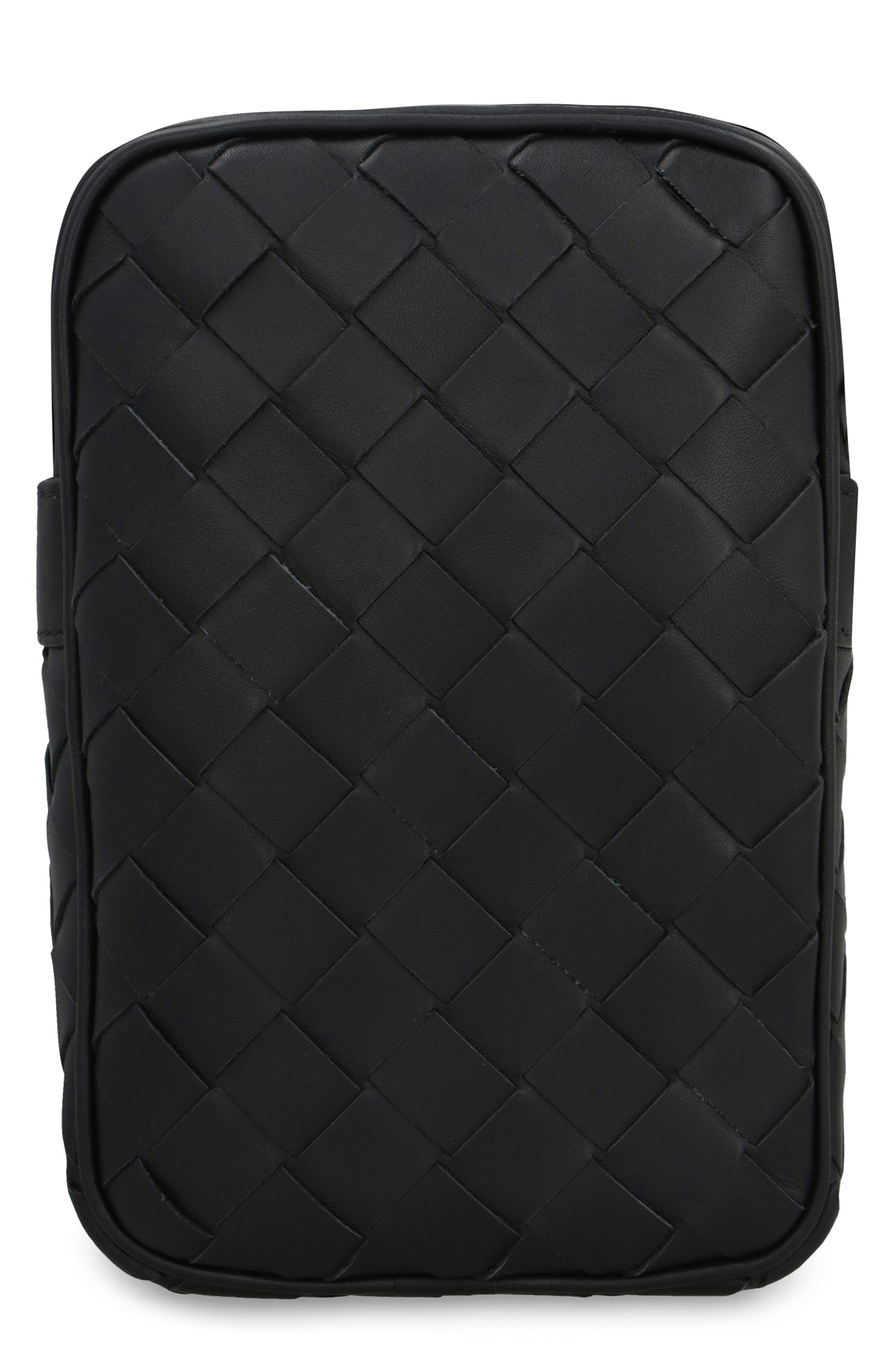 BOTTEGA VENETA Intrecciato Mini Smartphone Case with Adjustable Shoulder Strap