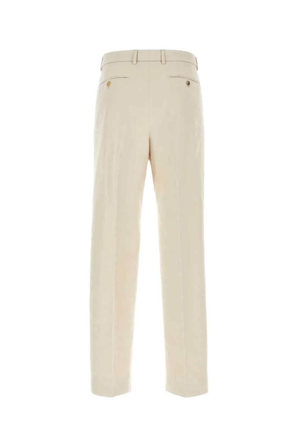 GUCCI Embroidered Men's Pants with Zippered Tab and Hook Closure