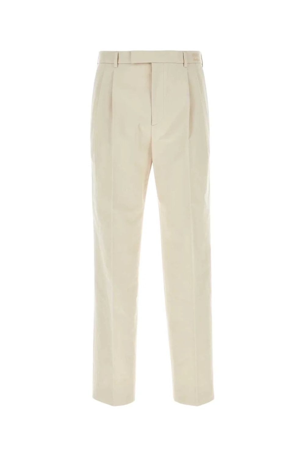 GUCCI Embroidered Men's Pants with Zippered Tab and Hook Closure
