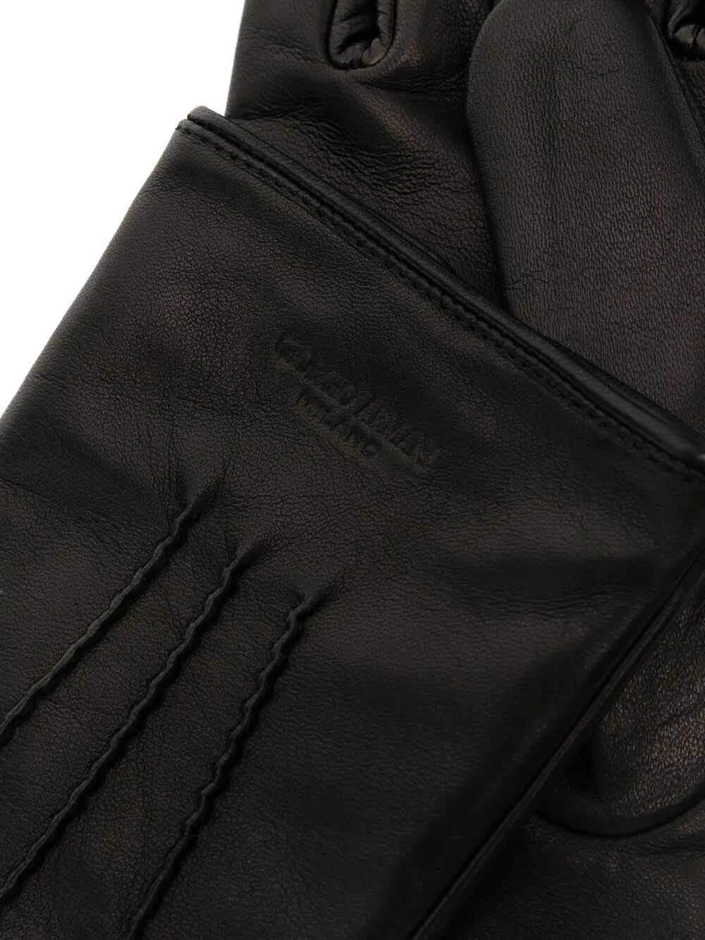 GIORGIO ARMANI Lamb Leather Gloves for Men