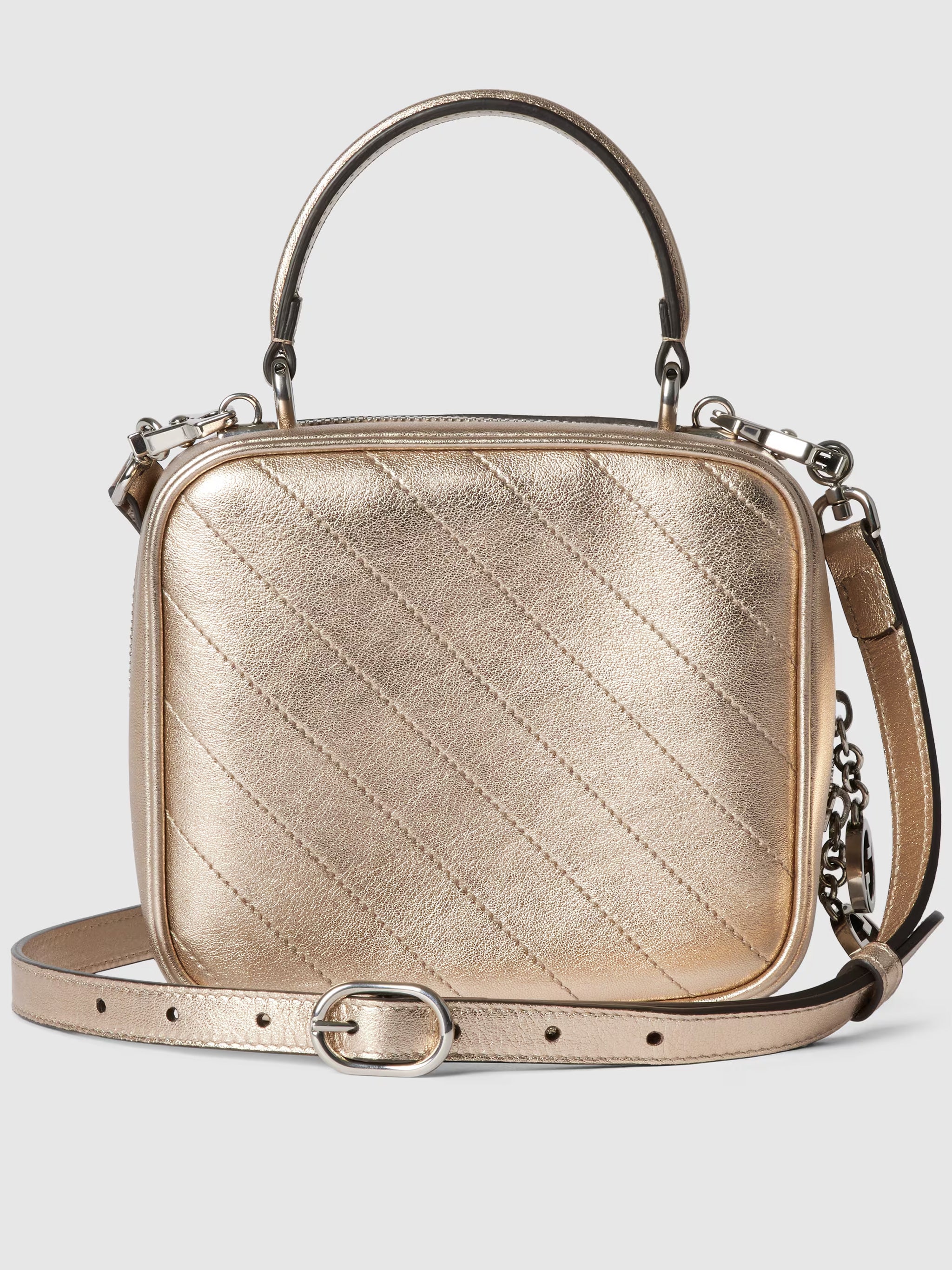 GUCCI Metallic Leather Women's Handbag - FW25 Collection