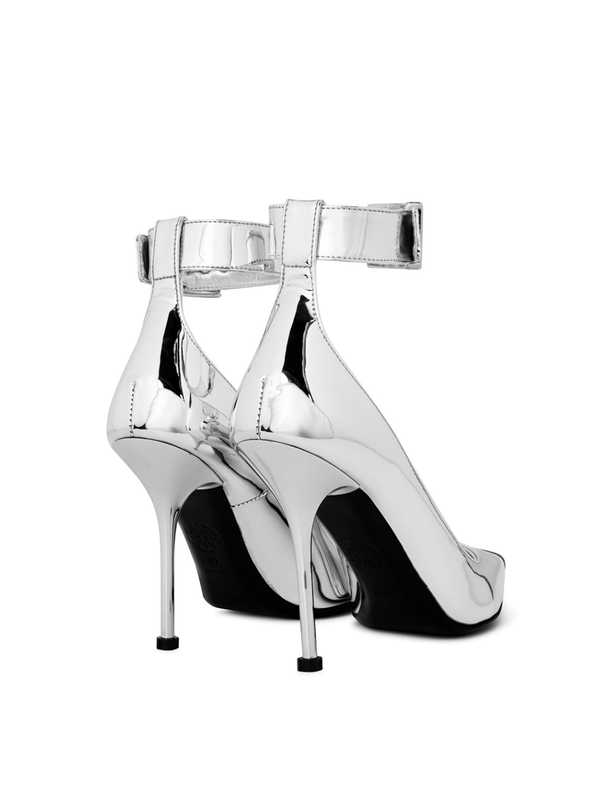 ALEXANDER MCQUEEN Mirror Metallic Pumps - 100mm Heel