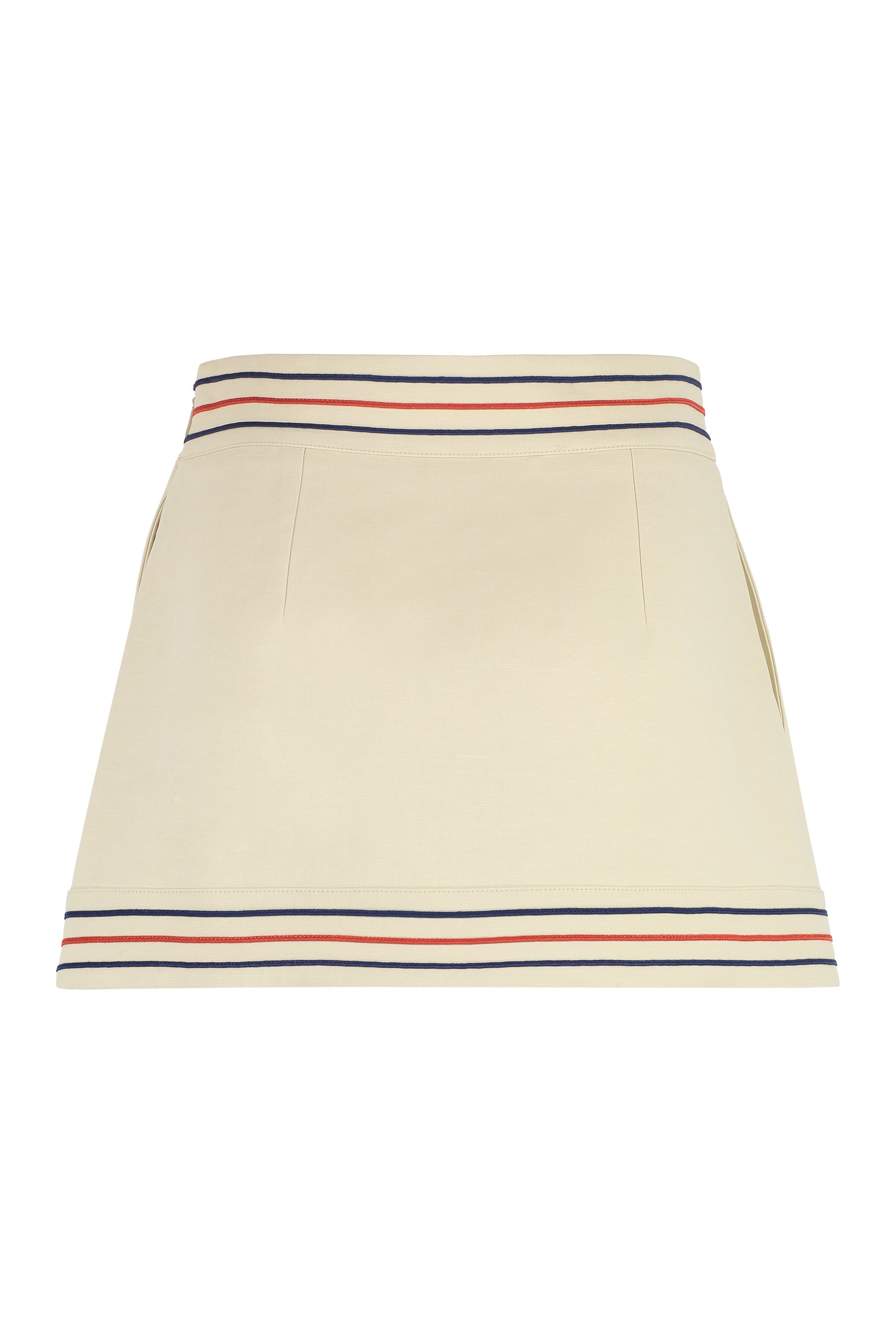 GUCCI Cotton Wrap Skirt with Logo Detail - Women’s FW23