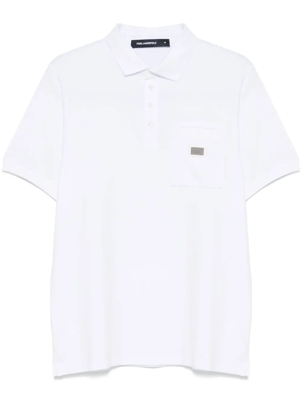 KARL LAGERFELD Men's Mini Chest-Pocket Polo Shirt