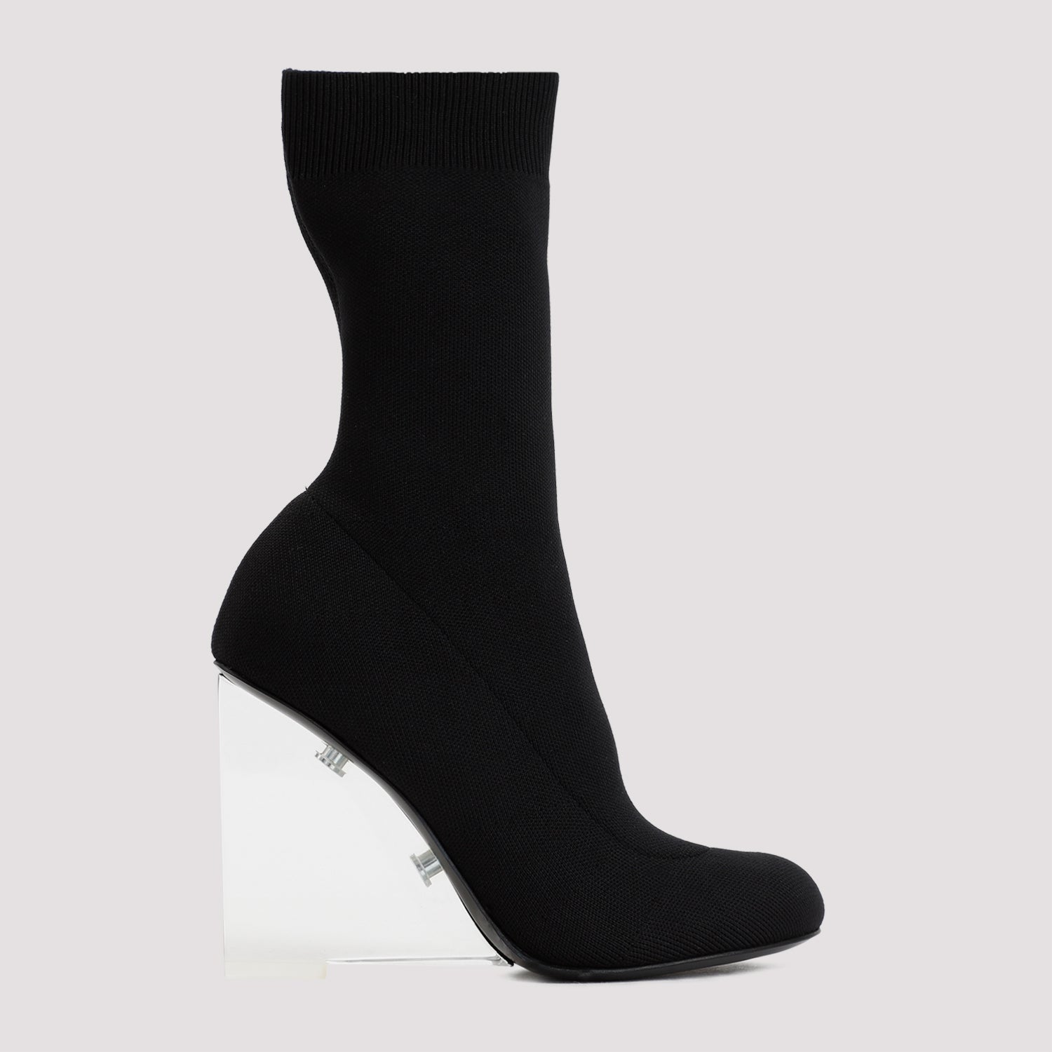 ALEXANDER MCQUEEN Stretch Nylon Shard Ankle Boots for Women