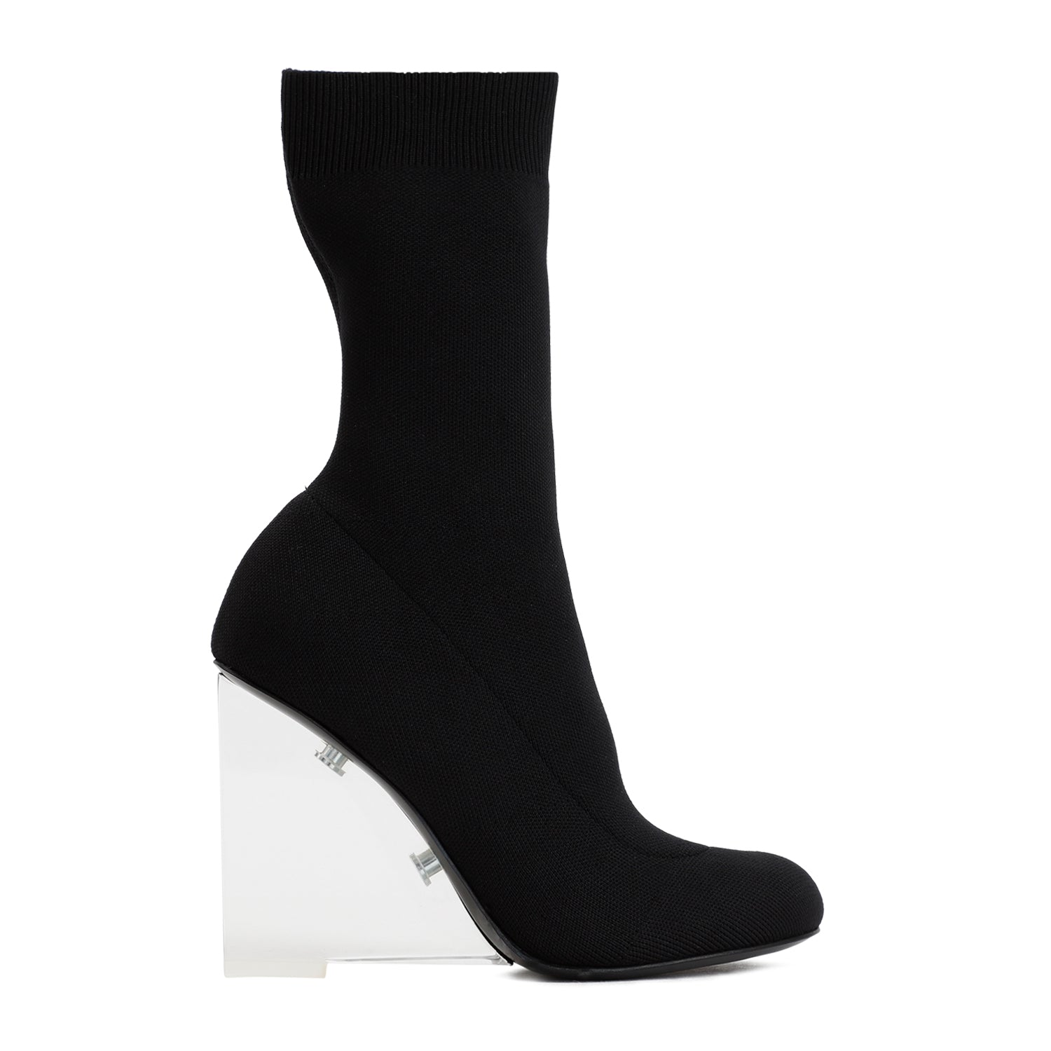 ALEXANDER MCQUEEN Stretch Nylon Shard Ankle Boots for Women