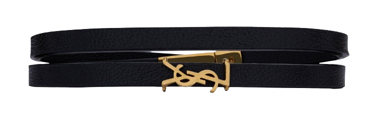 SAINT LAURENT Elegant Leather Bijoux Bracelet for Women