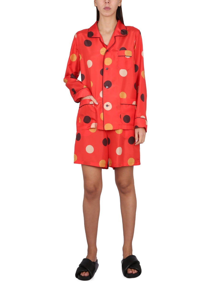 ASPESI Mini Elastic Waist Drawstring Shorts for Women