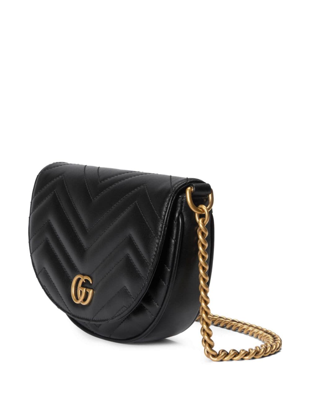 GUCCI Mini Matelassé Leather Shoulder Handbag