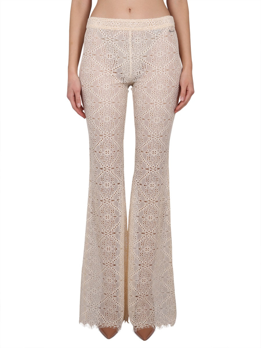 DSQUARED Embroidered Frayed Trousers for Women