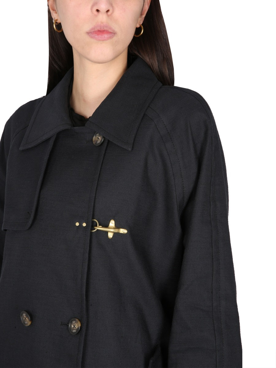 FAY Double-Breasted Trench Jacket