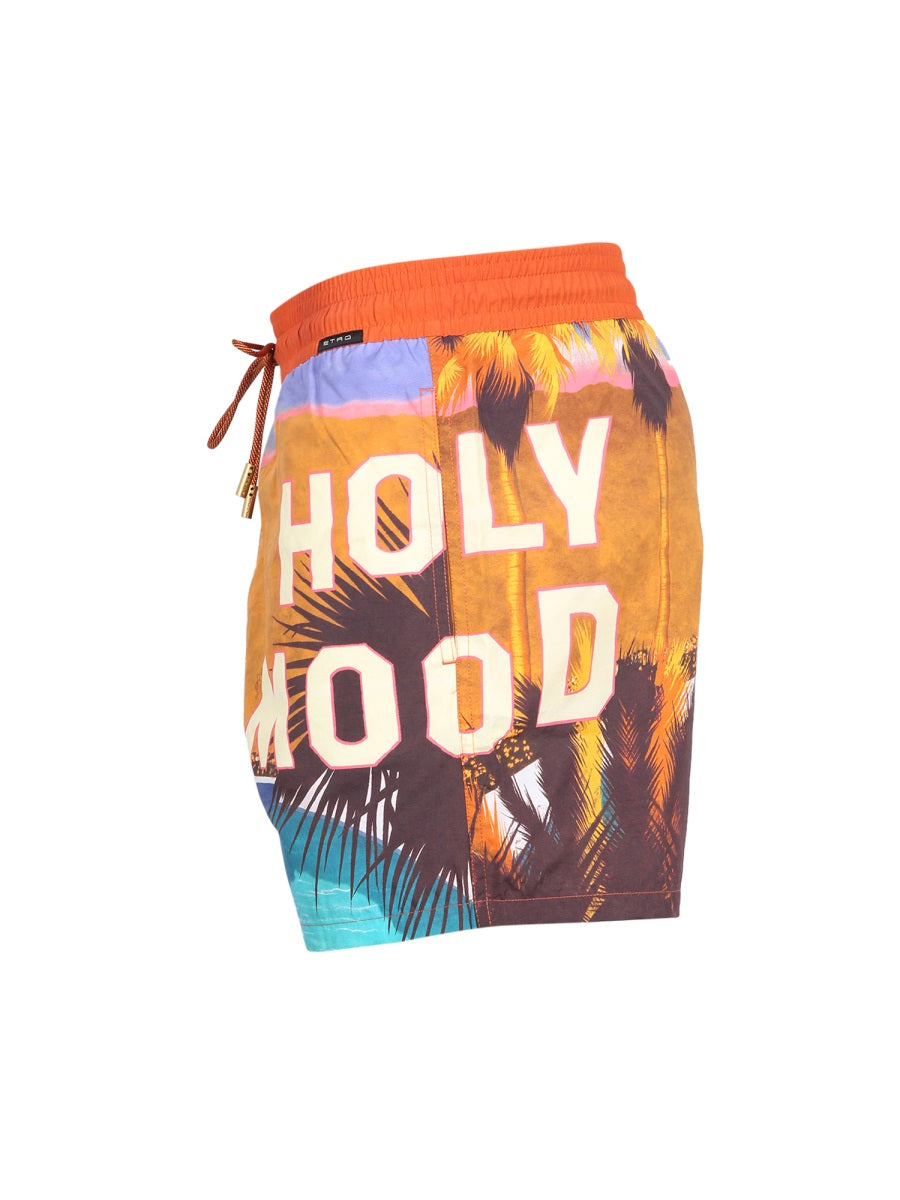 ETRO Men's Boxer Swim Trunks