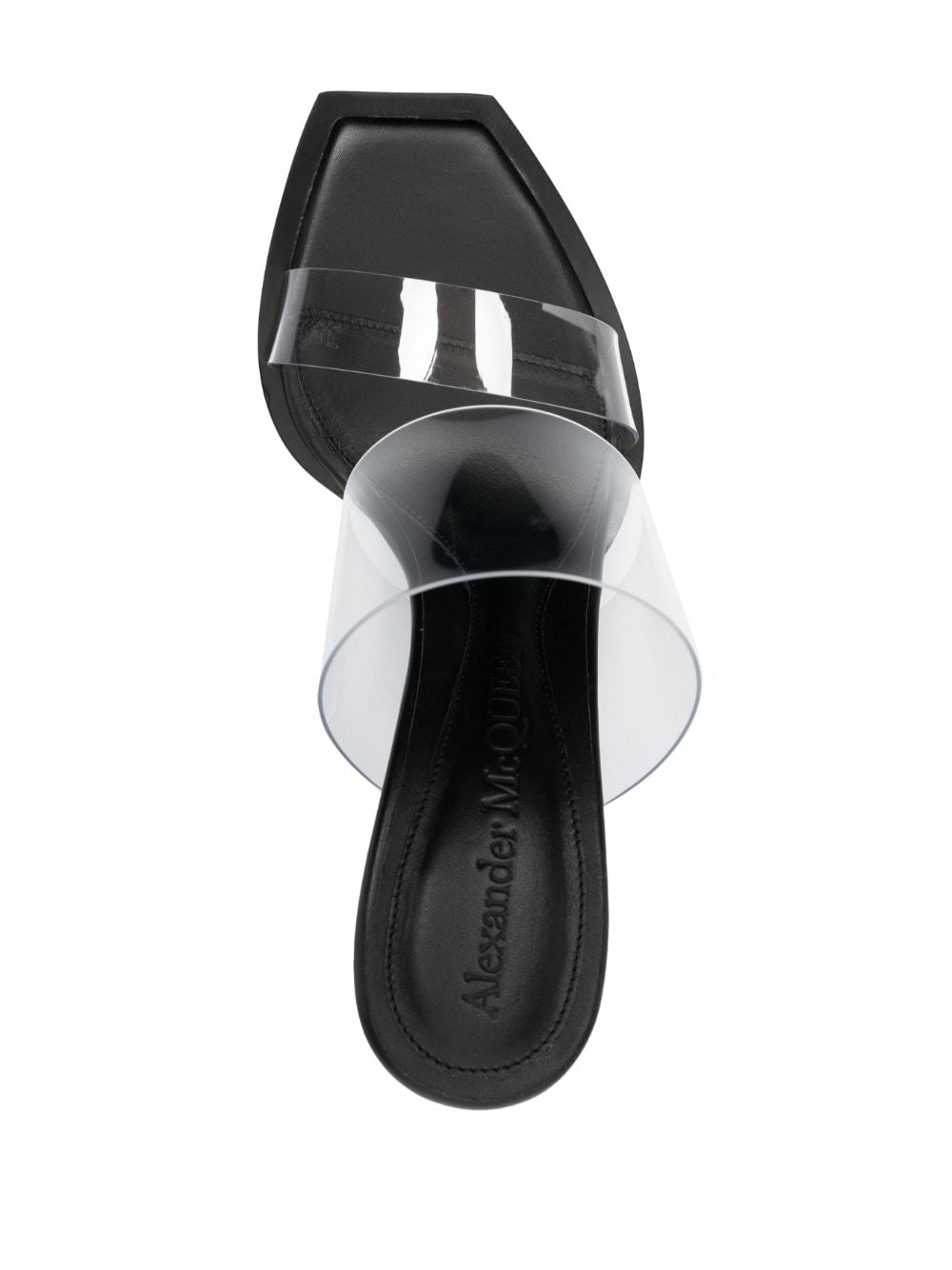 ALEXANDER MCQUEEN Plexi Heel 95mm Sandal