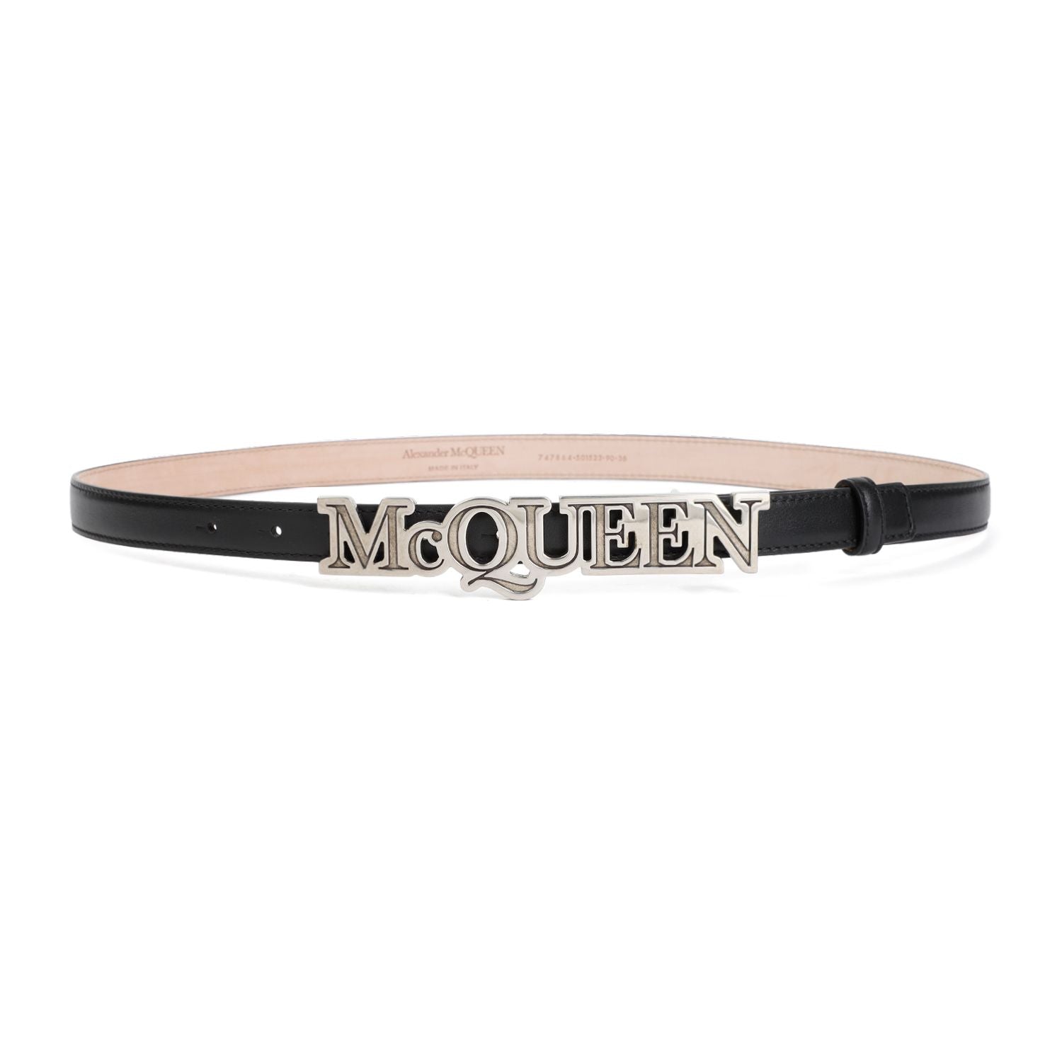 ALEXANDER MCQUEEN Classic Leather Belt for Men