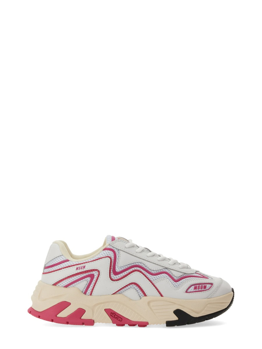 MSGM Vortex Sneaker with Vibram Sole - 5 cm Height