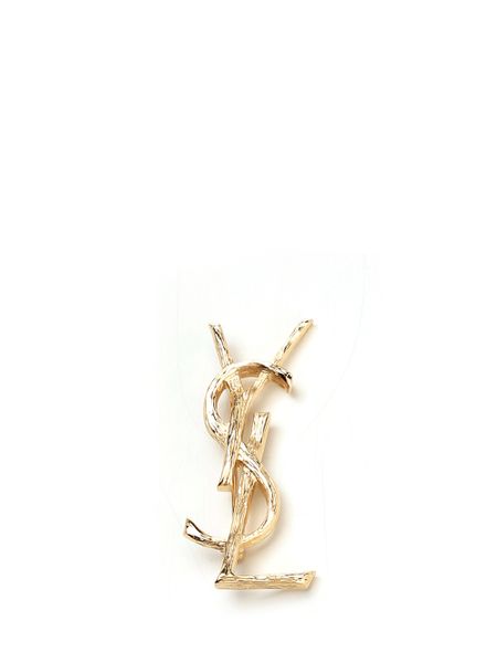 SAINT LAURENT Opulent YSL Mini Brooch
