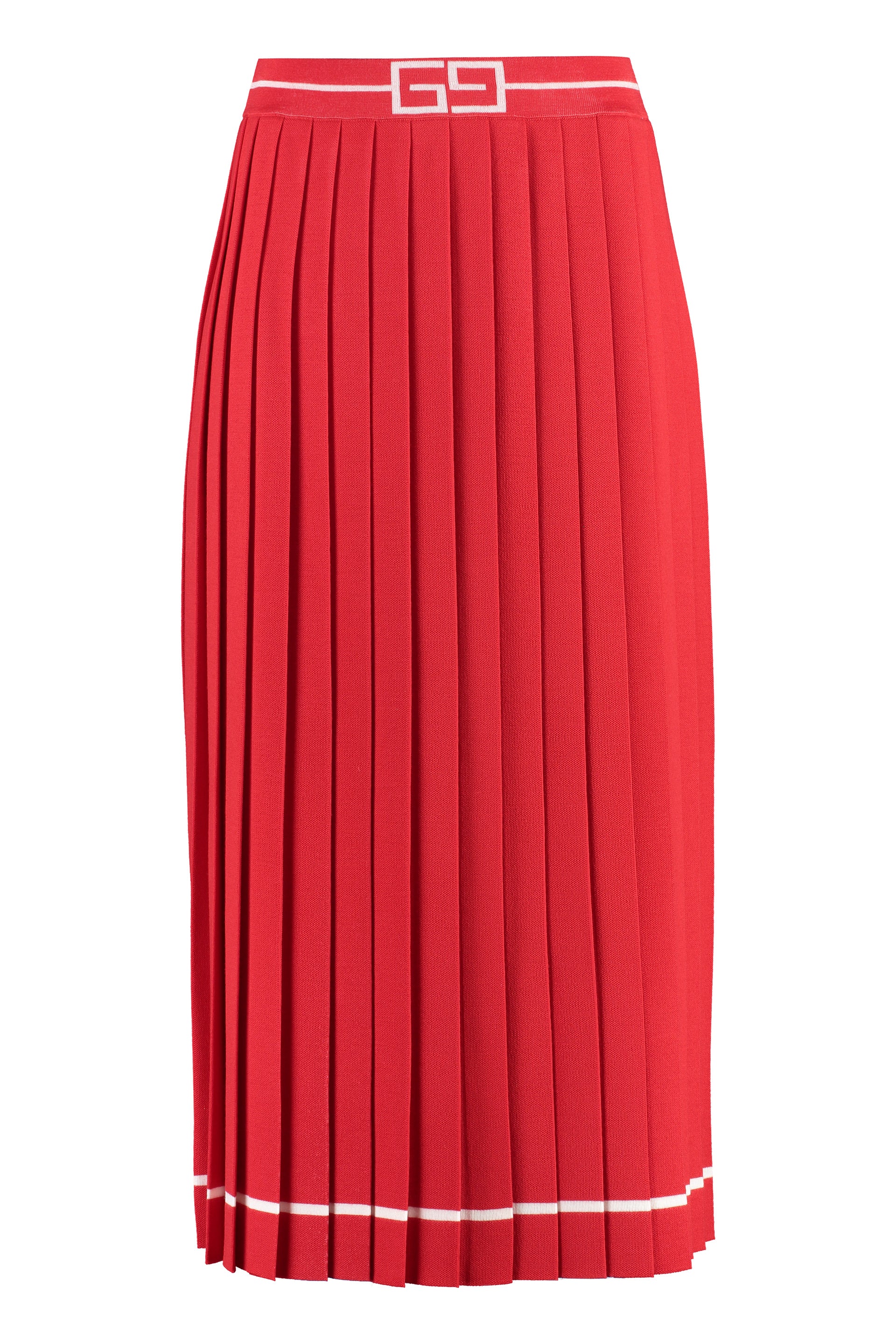 GUCCI Pleated Knit Skirt in Mini Length