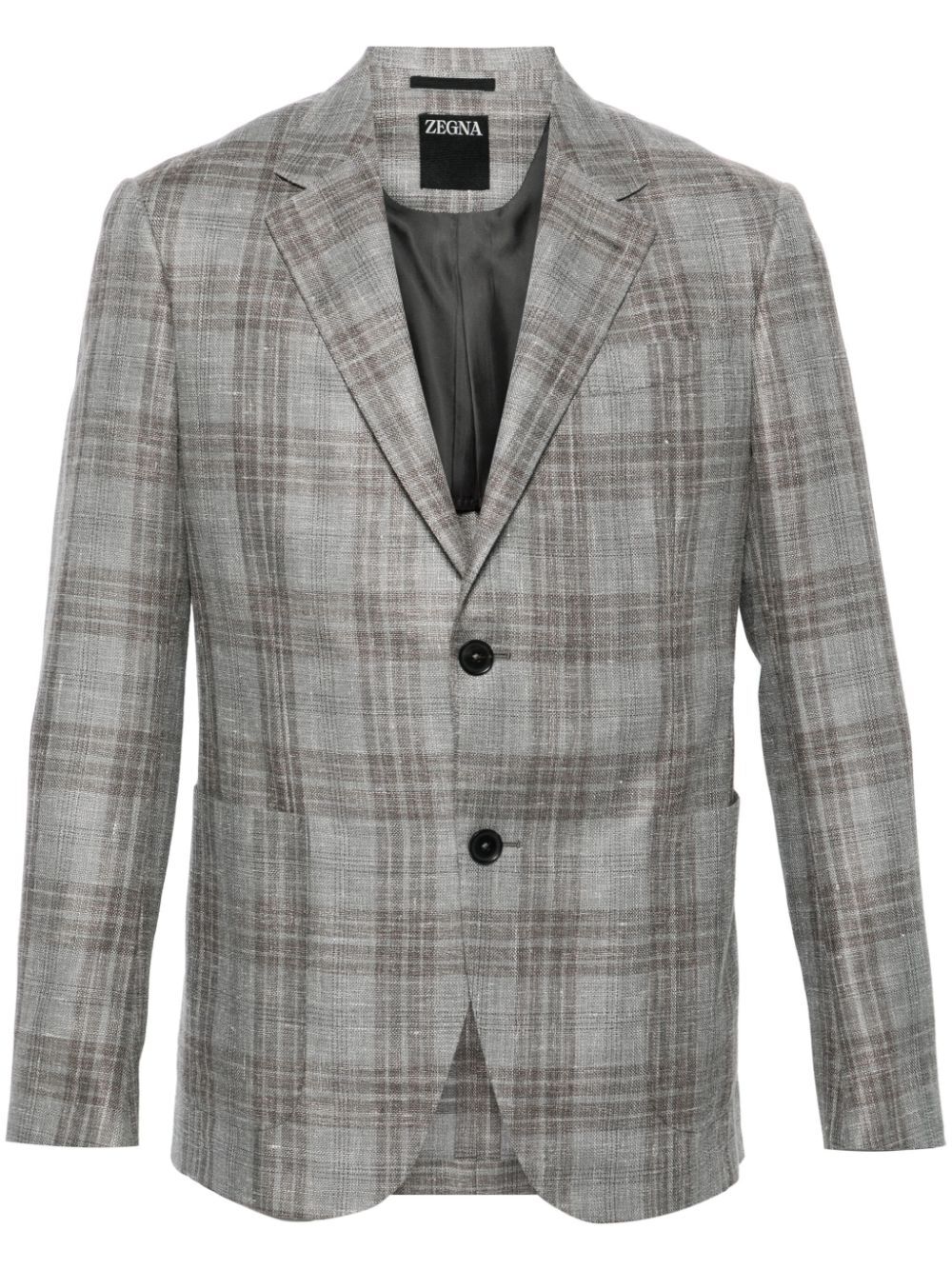 ZEGNA Wool and Silk Blend Jacket for Men - SS24 Collection