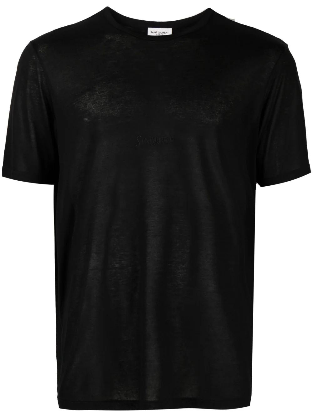 SAINT LAURENT Short-Sleeved Crewneck T-Shirt for Men - Regular Fit