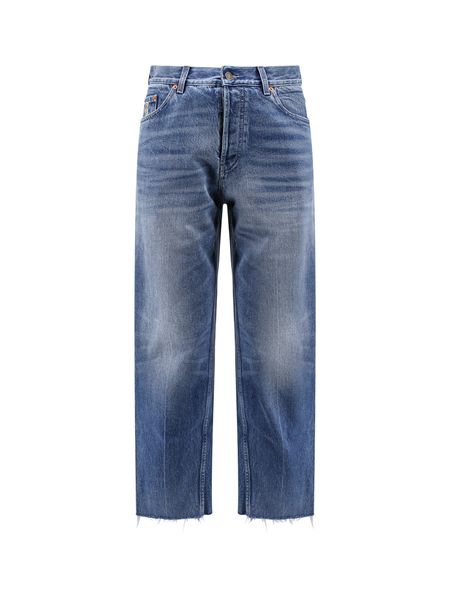 GUCCI Straight-Leg 5-Pocket Denim Jeans