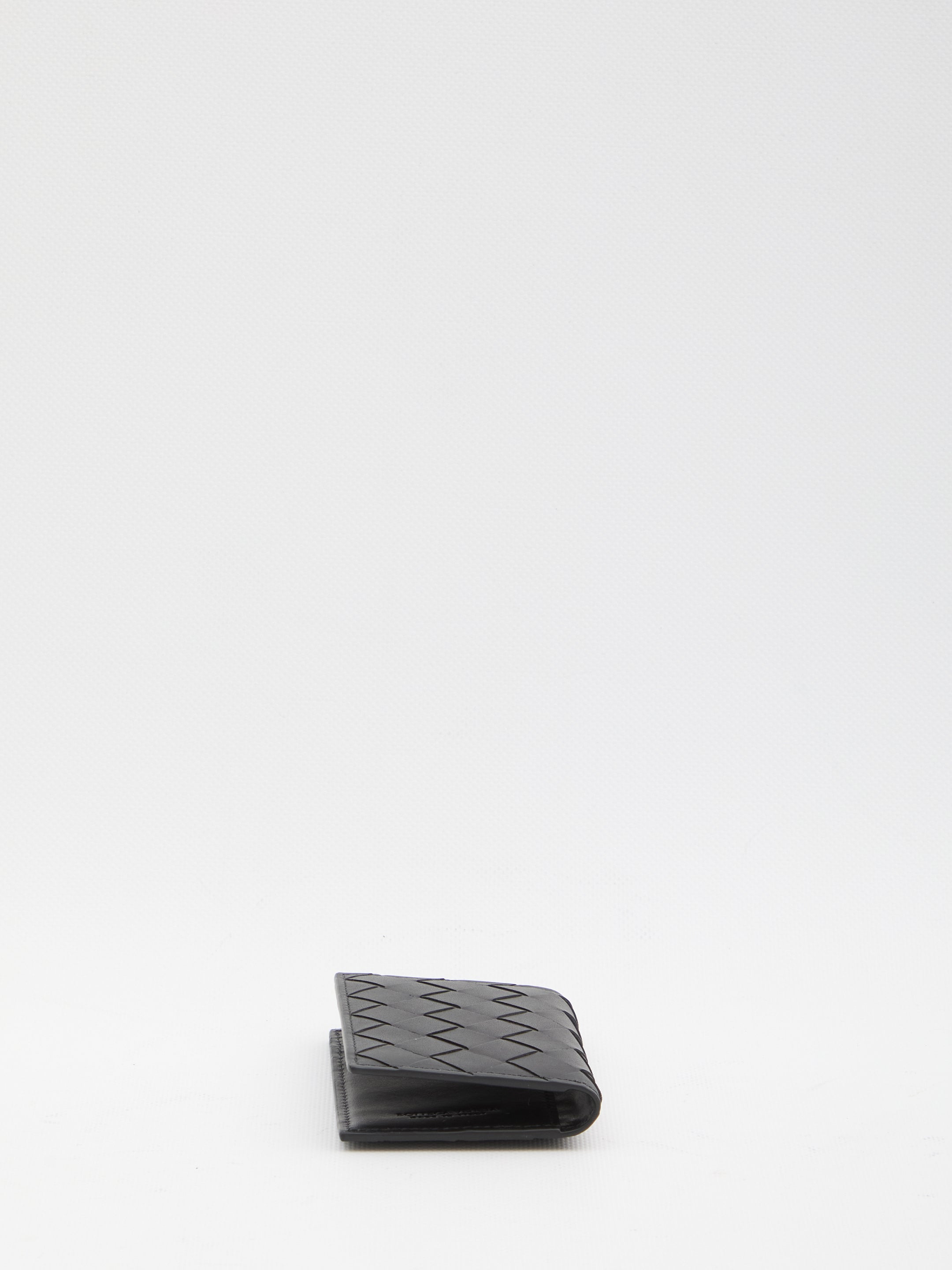 BOTTEGA VENETA Mini Intrecciato Card Holder with Flap - FW25