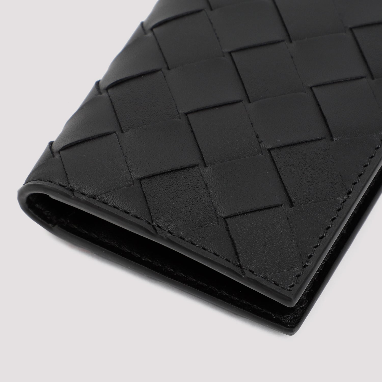 BOTTEGA VENETA Mini Intrecciato Card Holder with Flap - FW25