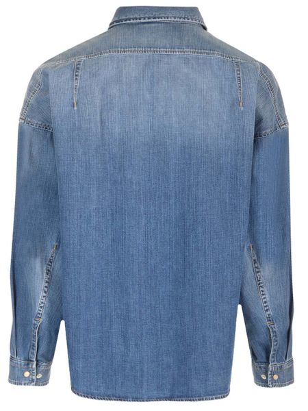 ALEXANDER MCQUEEN Denim Shirt with Dart Details