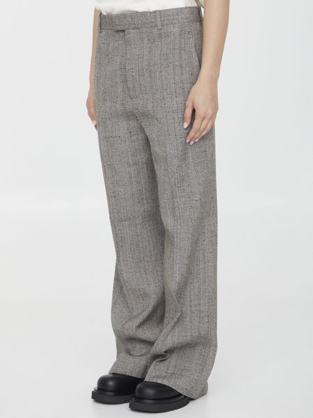 BOTTEGA VENETA Wool and Silk Flares Pants
