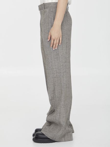 BOTTEGA VENETA Wool and Silk Flares Pants