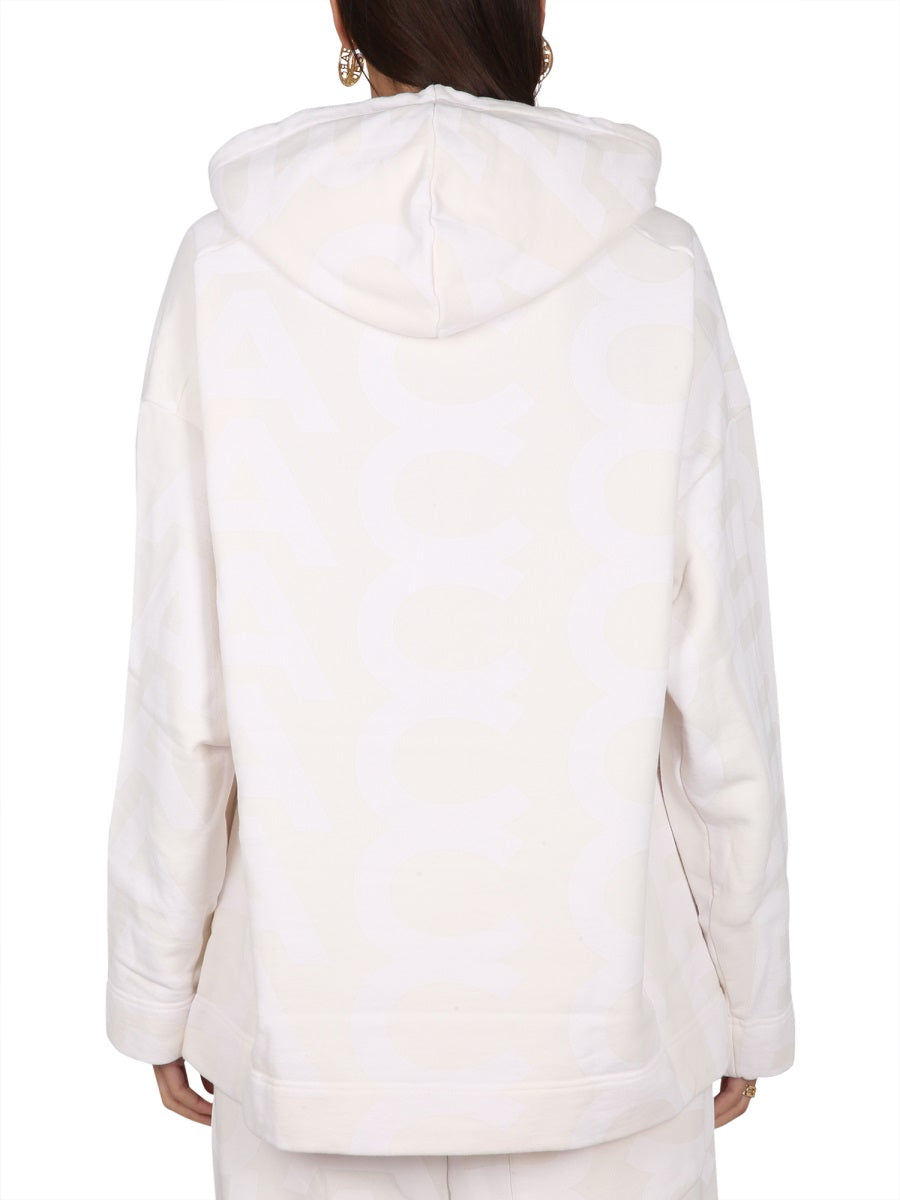 MARC JACOBS Monogram Drawstring Hoodie for Women