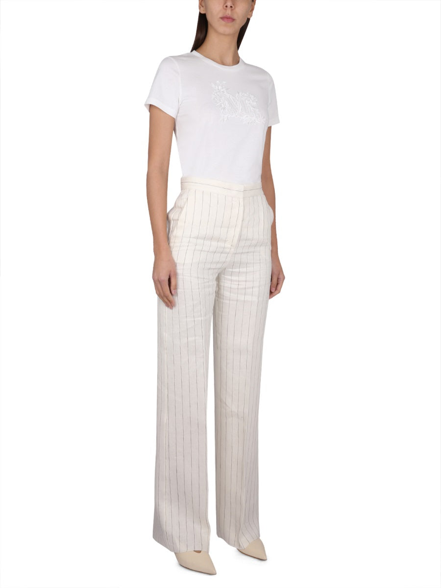 MAX MARA Embroidered Logo T-Shirt for Women - SS23 Collection