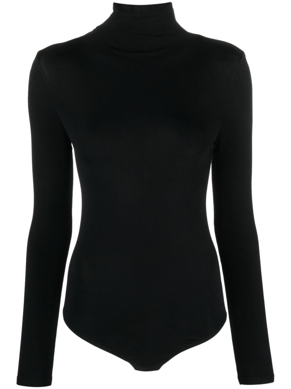 WOLFORD Cotton Blend Roll Neck Long Sleeve Bodysuit