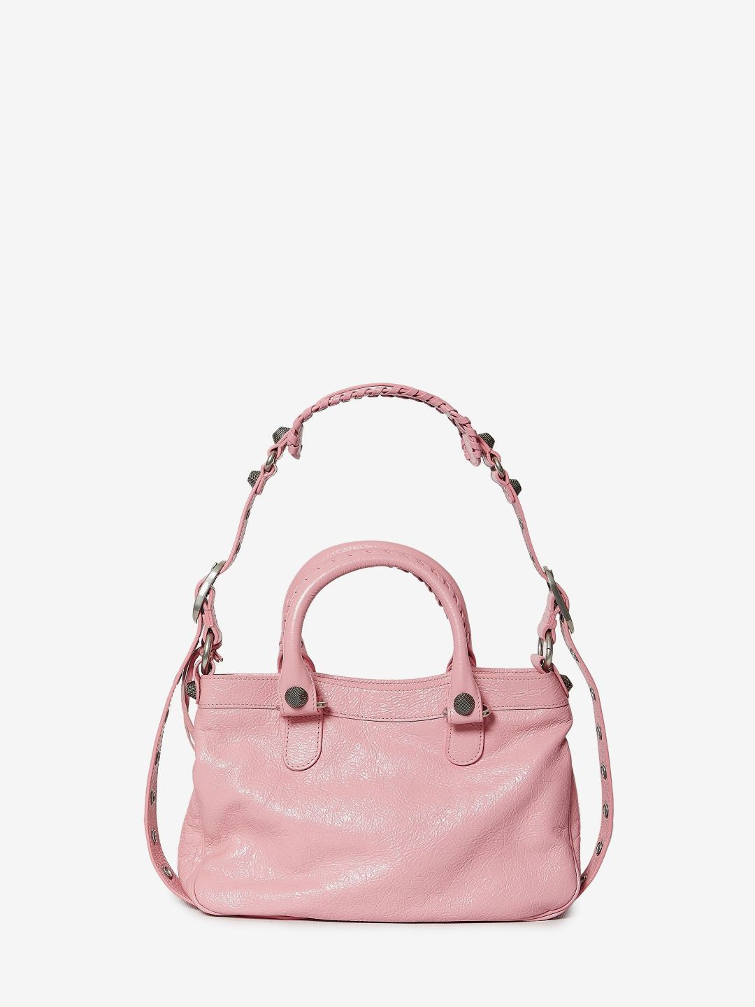 BALENCIAGA Mini Nappa Leather Neo Cagole Tote Handbag