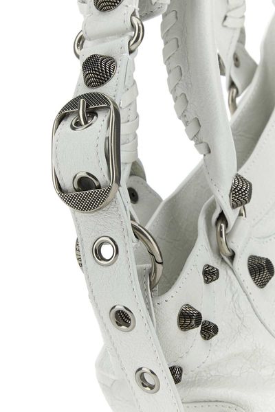 BALENCIAGA Nappa Leather Neo Cagole Mini Tote Handbag