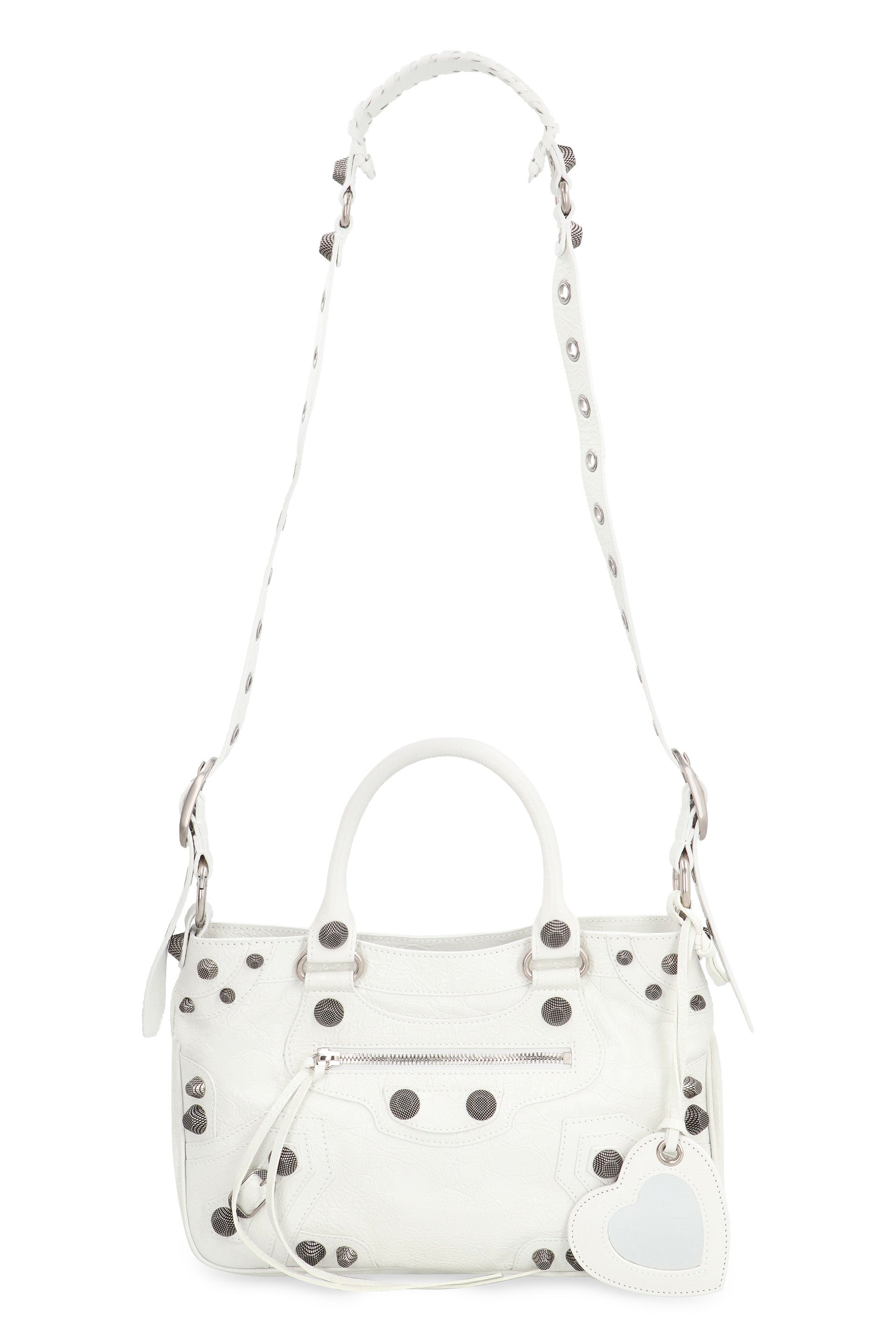 BALENCIAGA Nappa Leather Neo Cagole Mini Tote Handbag