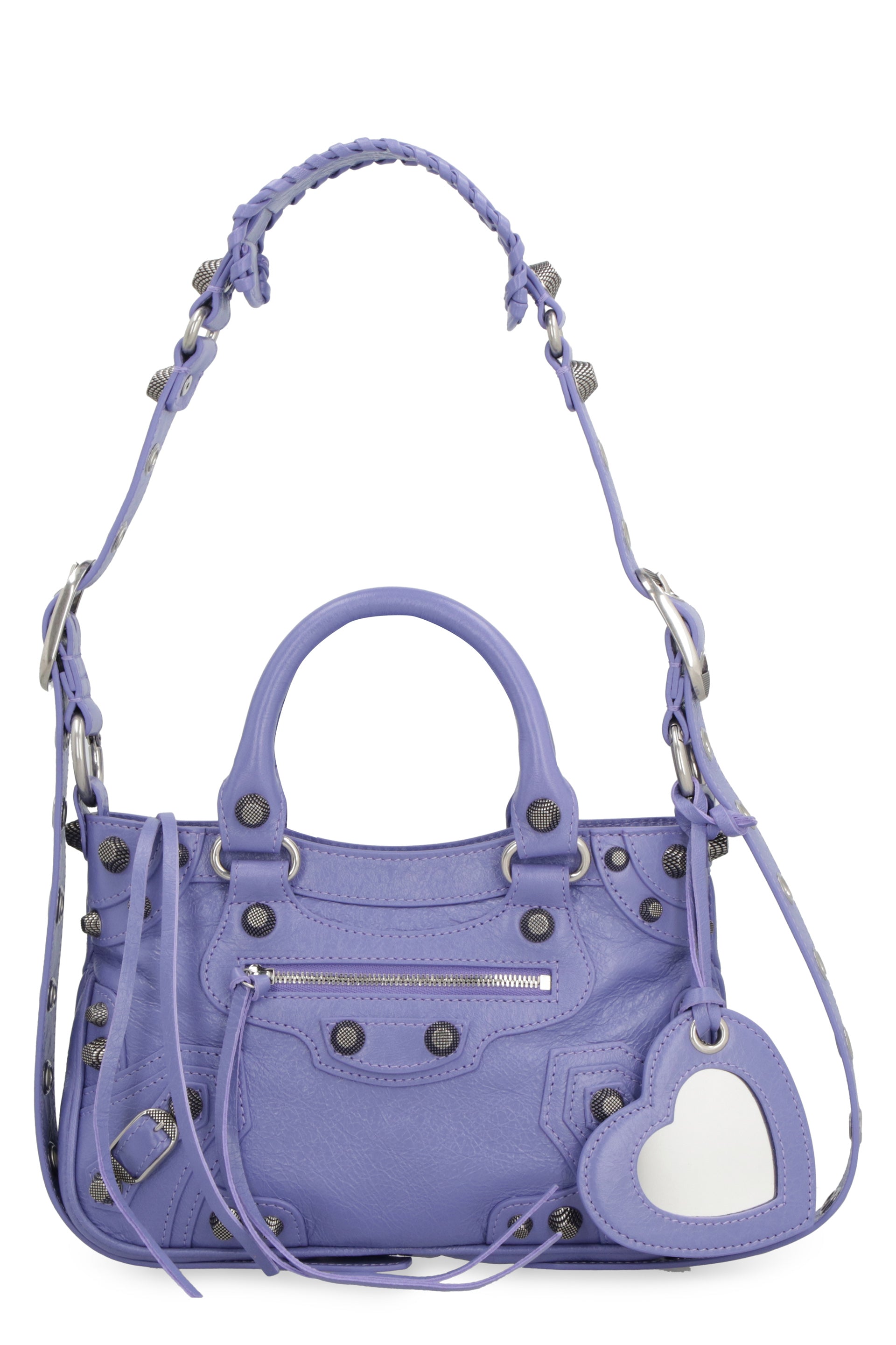 BALENCIAGA Nappa Leather Neo Cagole S Handbag