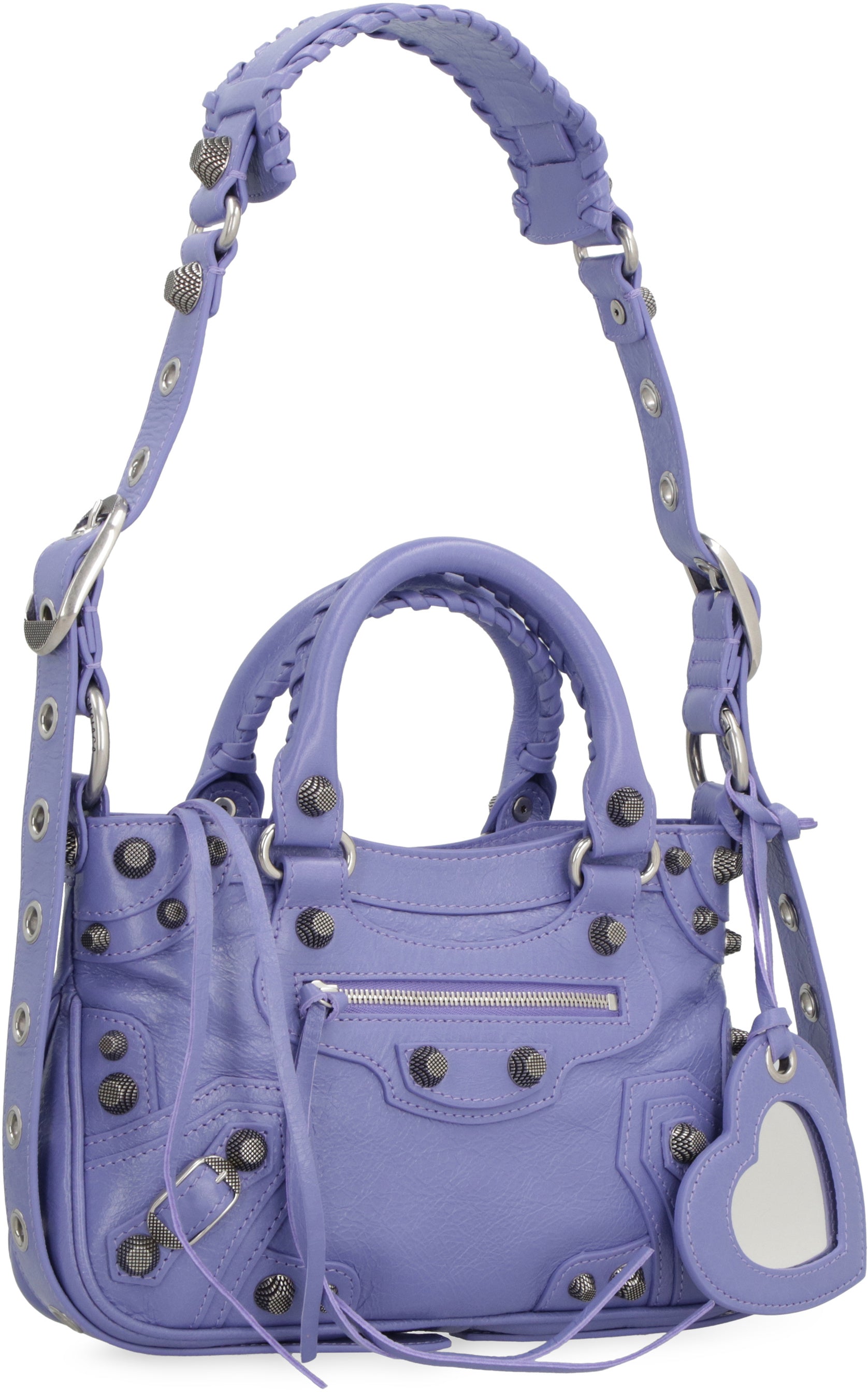 BALENCIAGA Nappa Leather Neo Cagole S Handbag