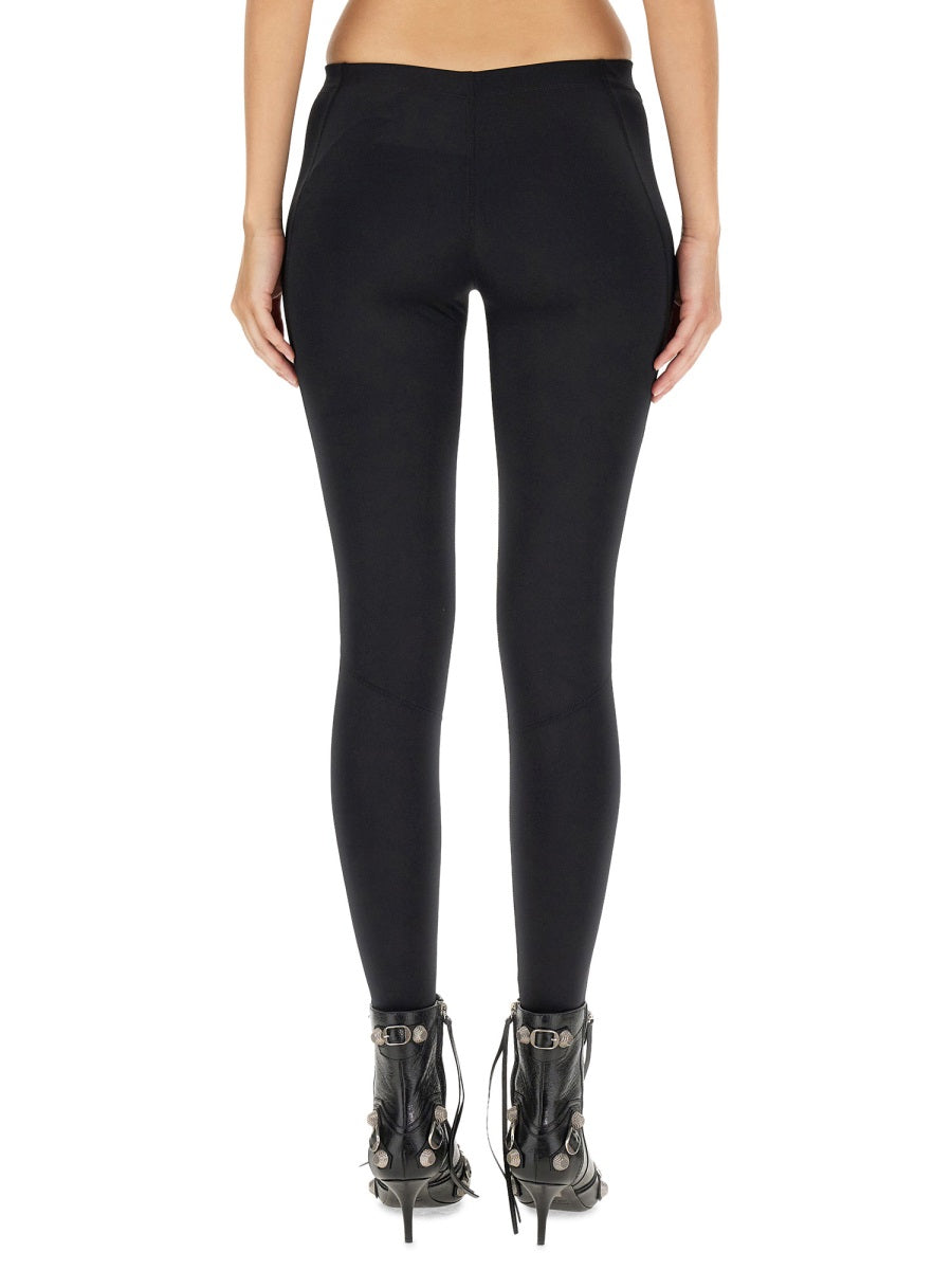 BALENCIAGA Sporty Activewear Leggings with Elastic Waistband