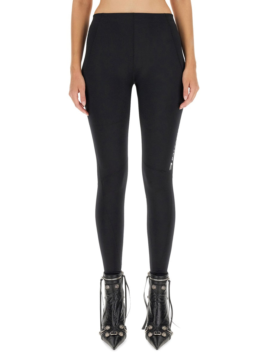 BALENCIAGA Sporty Activewear Leggings with Elastic Waistband
