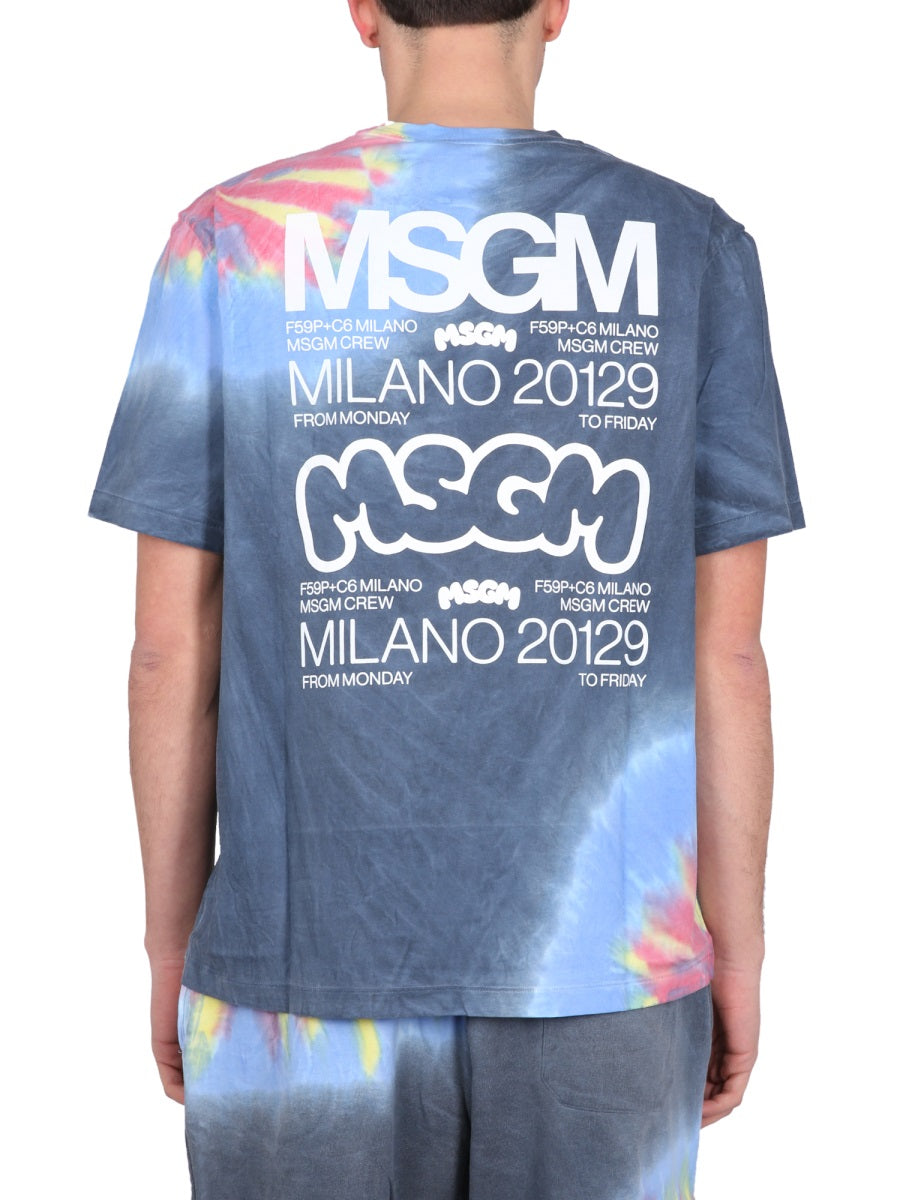 MSGM Crawling Graphic T-Shirt for Men