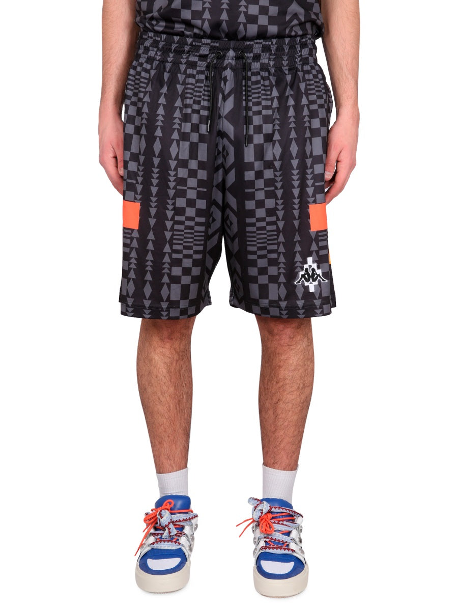 MARCELO BURLON COUNTY OF MILAN Mini Bermuda Shorts for Men - Spring/Summer 2025