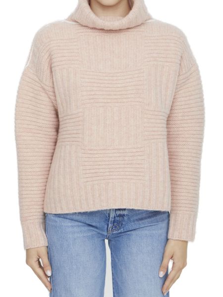 BOTTEGA VENETA Women's Classic Wool Turtleneck Sweater - Regular Fit, Size XS