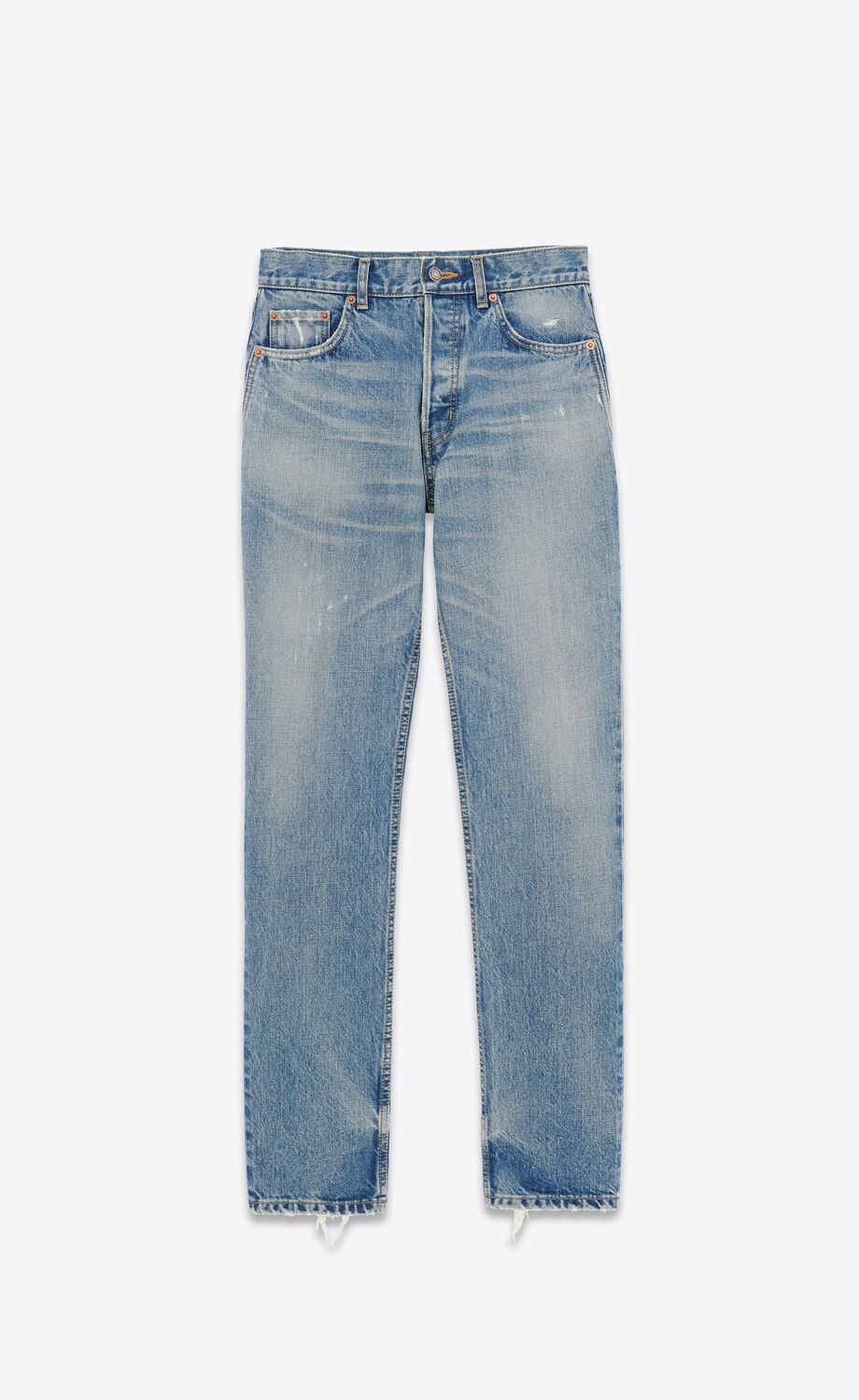 SAINT LAURENT Straight Leg Jeans - Regular Fit, Size 31