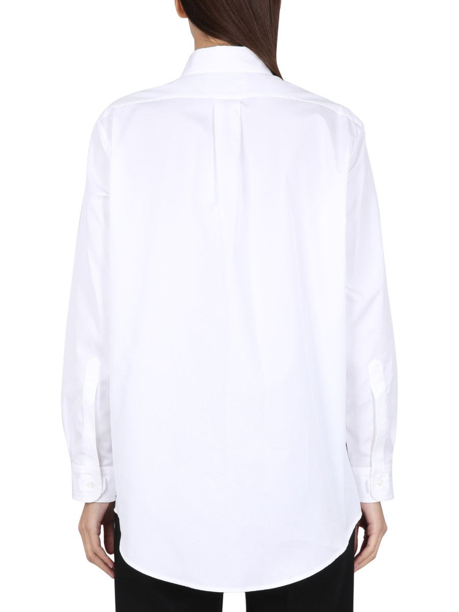 MAISON MARGIELA Pointed Collar Poplin Shirt
