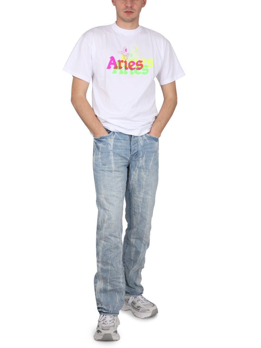 ARIES Trippy Aye Duck T-Shirt - Size 10