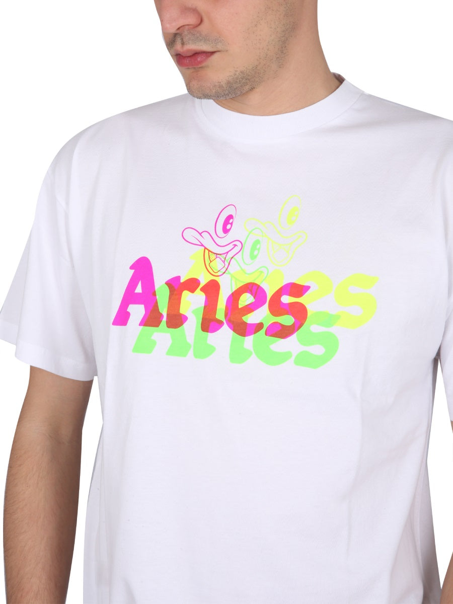 ARIES Trippy Aye Duck T-Shirt - Size 10
