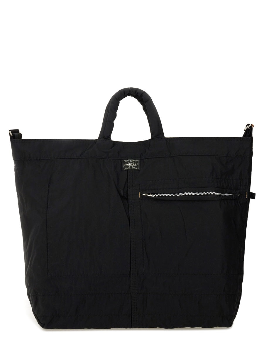 Porter Mile 2-Way Nylon Mini Tote Handbag